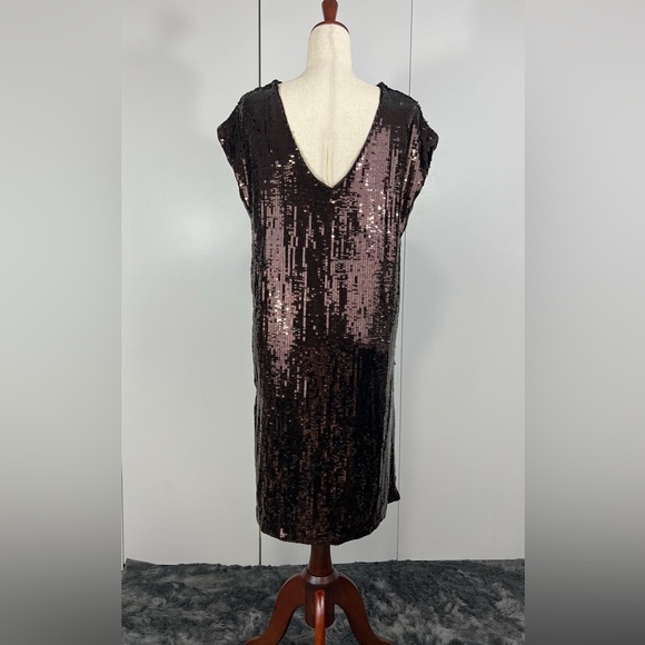 Anthropologie Maeve Sequined Midi Dress in Petite Medium - Picture 3 of 12